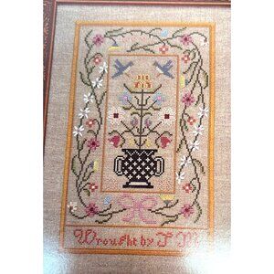 Victorian Garden Cross-Stitch Pattern By The Abecedarian